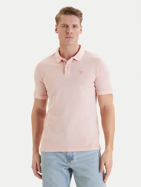Guess Guess Polo F6GP03 K9WF1 Narančasta Slim Fit