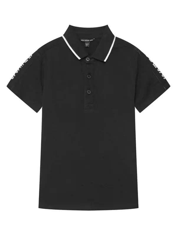 Guess Guess Polo L4GP03 KAPY0 Crna Regular Fit