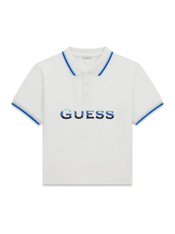 Guess Guess Polo L6GP00 KADZ4 Bijela Relaxed Fit