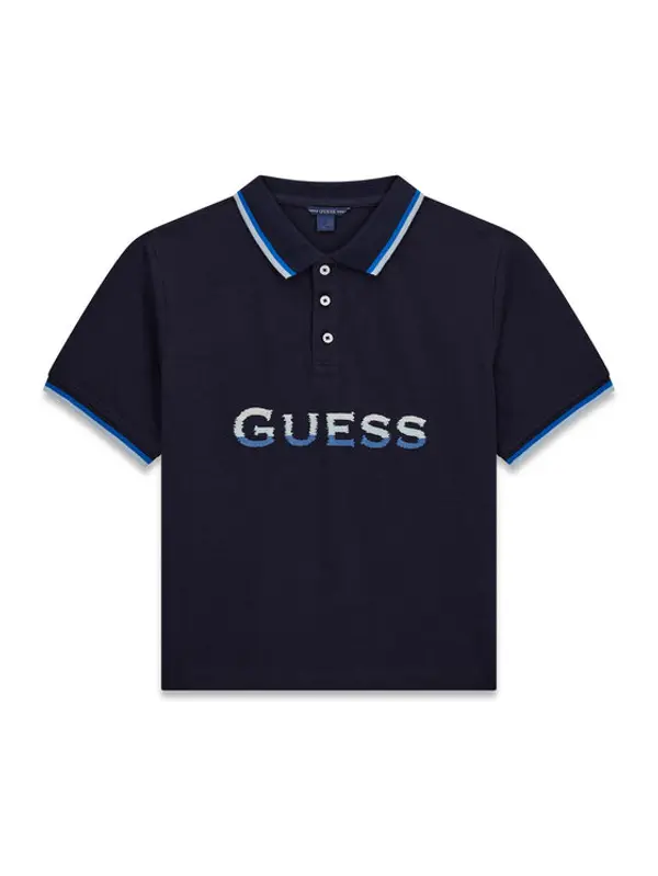 Guess Guess Polo L6GP00 KADZ4 Tamnoplava Relaxed Fit