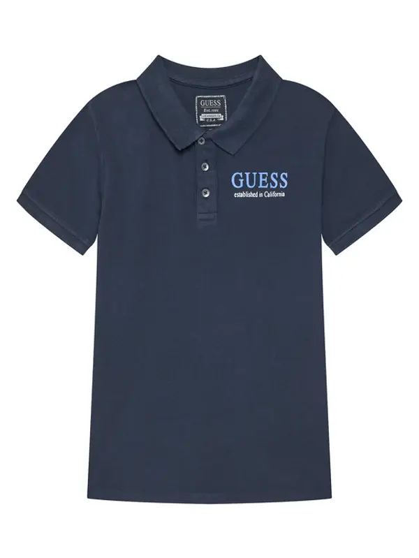 Guess Guess Polo L6GP01 K9WF4 Tamnoplava Regular Fit