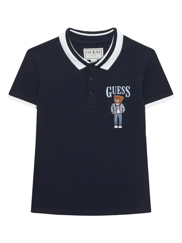 Guess Guess Polo L6RP01 KBV51 Tamnoplava Regular Fit