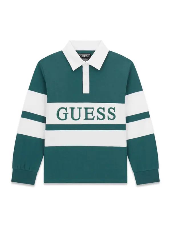 Guess Guess Polo L6RP04 KCNQ4 Zelena Regular Fit