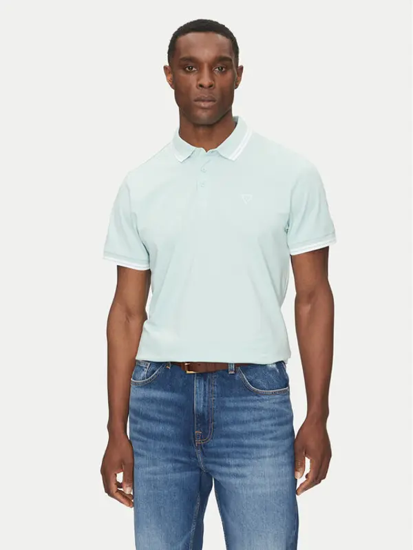 Guess Guess Polo M2GP34 KARS0 Zelena Regular Fit