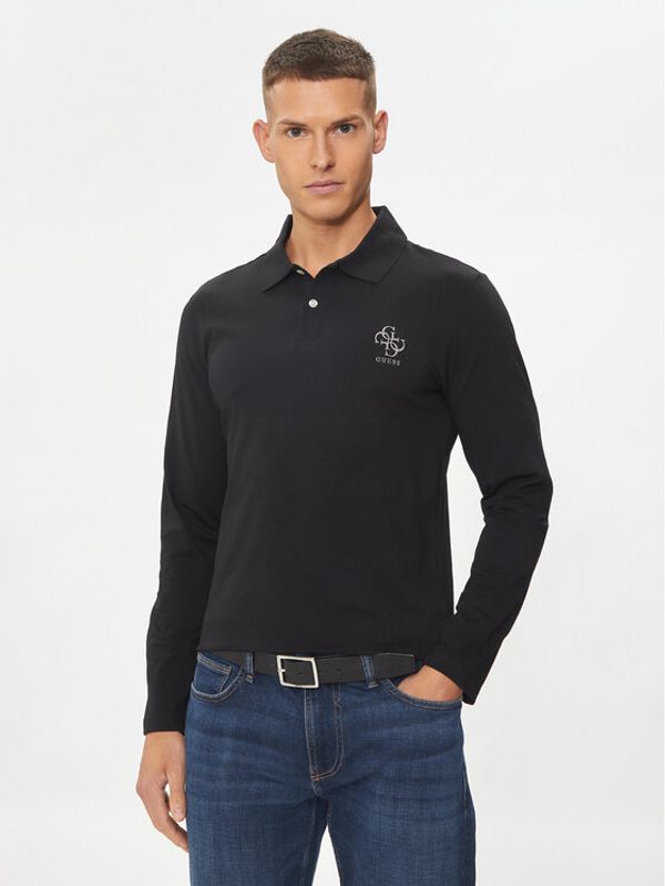 Guess Guess Polo M4YP36 J1314 Crna Slim Fit