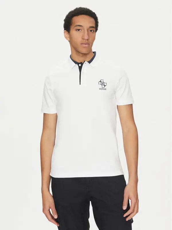 Guess Guess Polo M5GP60 K7O64 Bijela Slim Fit