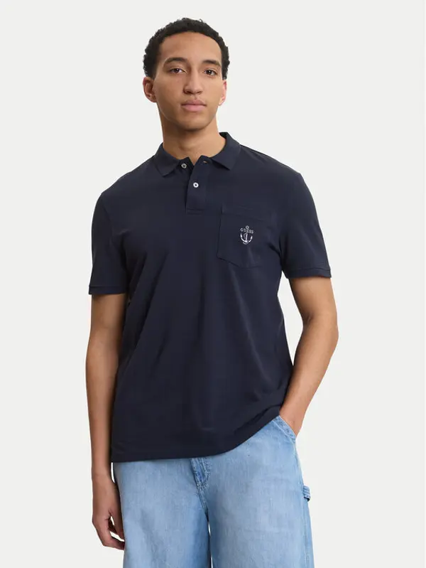 Guess Guess Polo M6GP48 K3476 Tamnoplava Regular Fit
