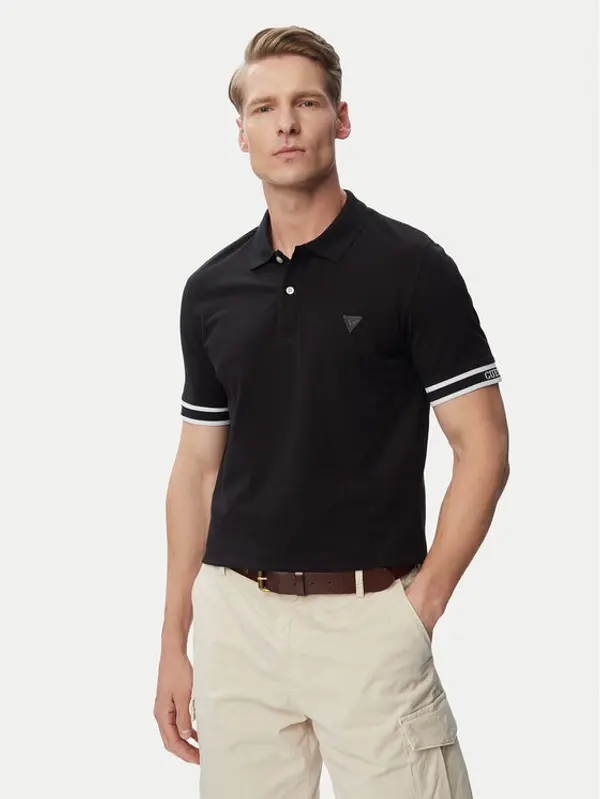 Guess Guess Polo M6GP60 K3076 Crna Regular Fit