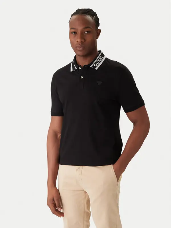 Guess Guess Polo M6RP60 K7O64 Crna Regular Fit
