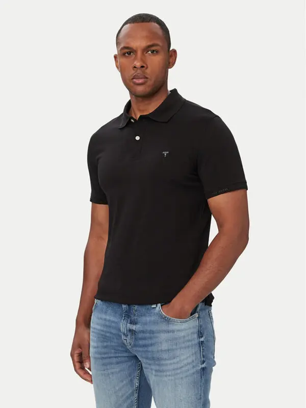 Guess Guess Polo M6YP66 K4394 Crna Extra Slim Fit
