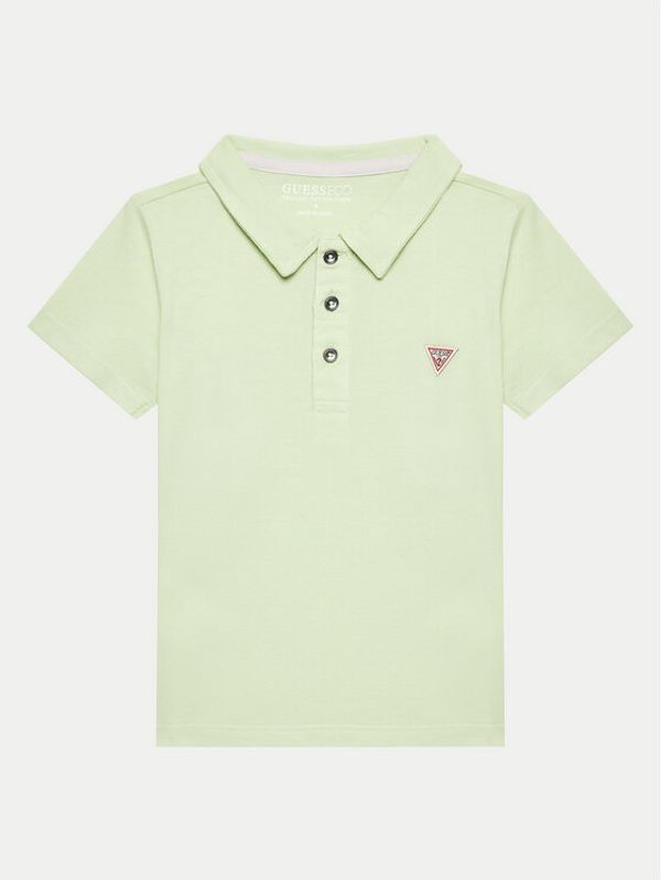 Guess Guess Polo N2GP03 KAPY0 Zelena Regular Fit