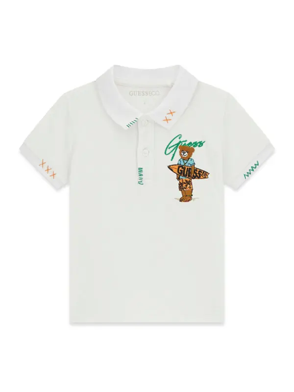 Guess Guess Polo N6GP01 K9WF4 Bijela Regular Fit