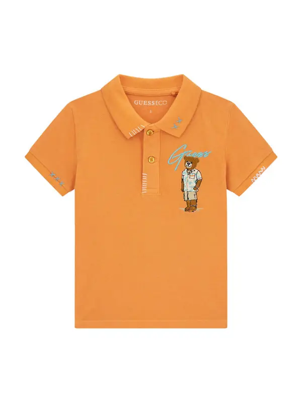 Guess Guess Polo N6GP01 K9WF4 Narančasta Regular Fit