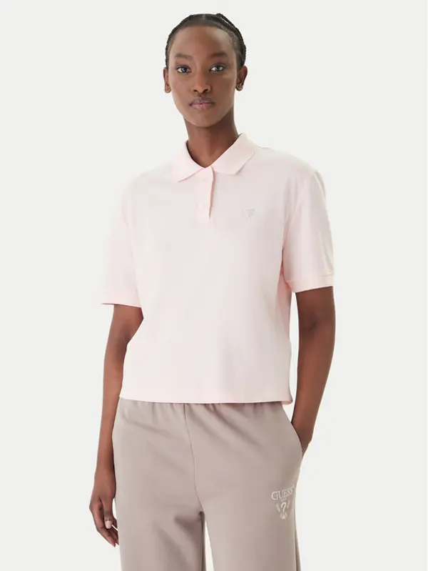 Guess Guess Polo V6GP11 K3278 Ružičasta Regular Fit