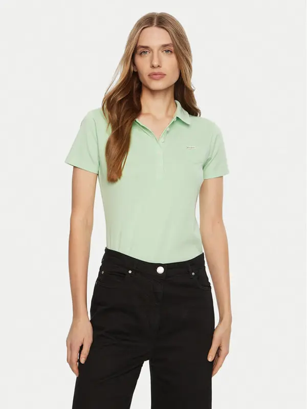 Guess Guess Polo W5RP47 KARS2 Zelena Regular Fit