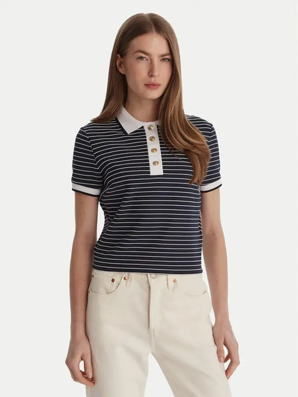 Guess Guess Polo W6GP17 K2946 Tamnoplava Regular Fit