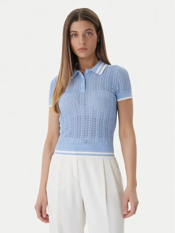 Guess Guess Polo W6GR25 Z0672 Plava Regular Fit