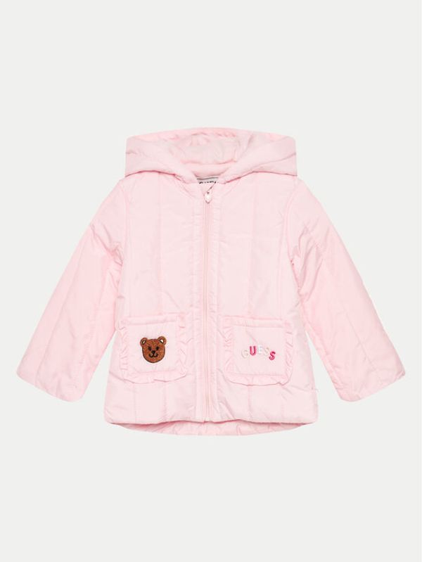 Guess Guess Prijelazna jakna A4YL00 WCFM0 Ružičasta Regular Fit