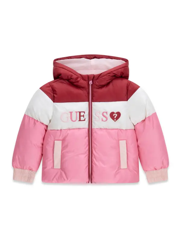 Guess Guess Prijelazna jakna K6YL01 W2576 Ružičasta Regular Fit
