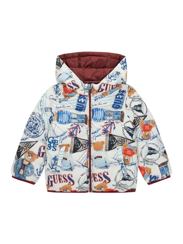 Guess Guess Prijelazna jakna N6RL00 WCFM2 Šarena Classic Fit
