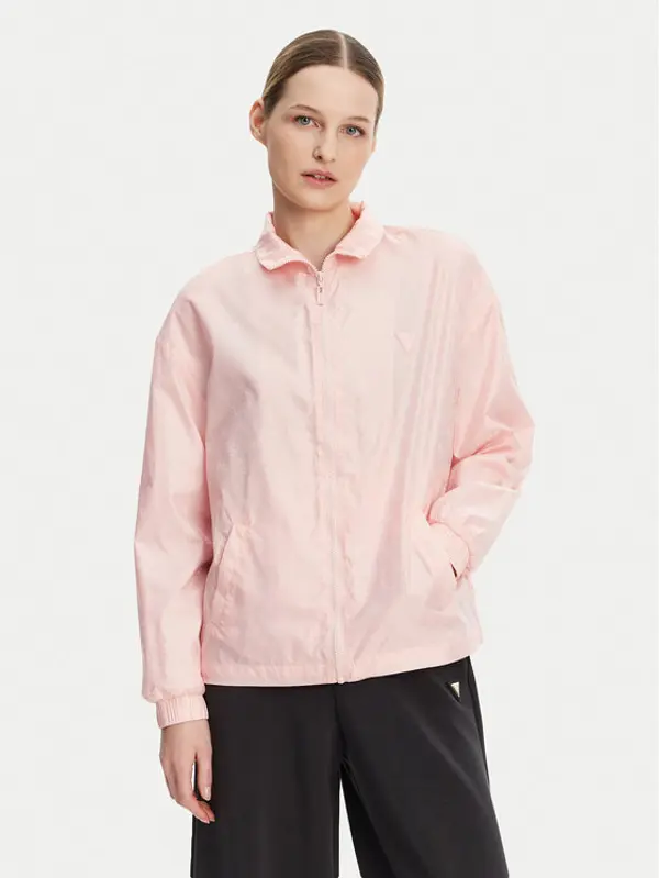 Guess Guess Prijelazna jakna V5GL01 WH482 Ružičasta Regular Fit