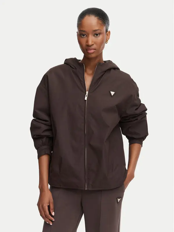 Guess Guess Prijelazna jakna V6YL11 W2871 Tamno bež Regular Fit