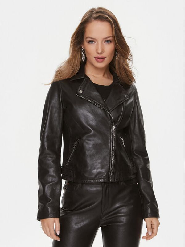 Guess Guess Prijelazna jakna W3BL83 L0O00 Crna Regular Fit