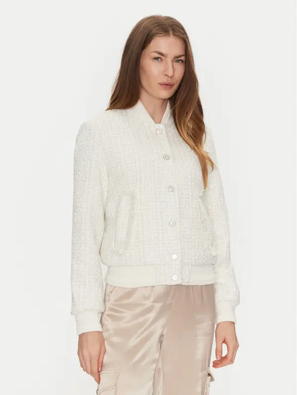 Guess Guess Prijelazna jakna W5RL10 WGVH2 Écru Regular Fit