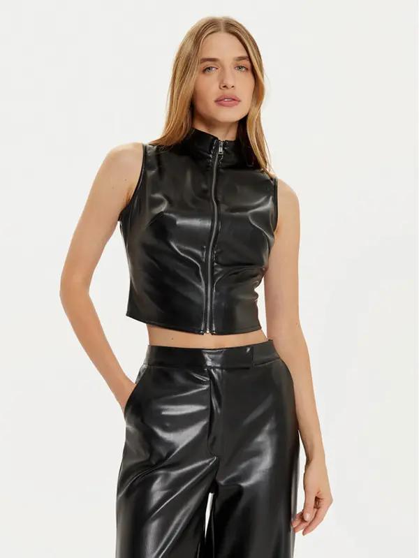 Guess Guess Prsluk Vixen W4PH0D WF8Q0 Crna Regular Fit