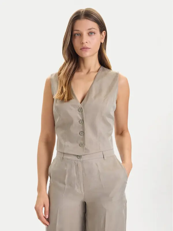 Guess Guess Prsluk W5YH51 WH5N2 Zelena Regular Fit