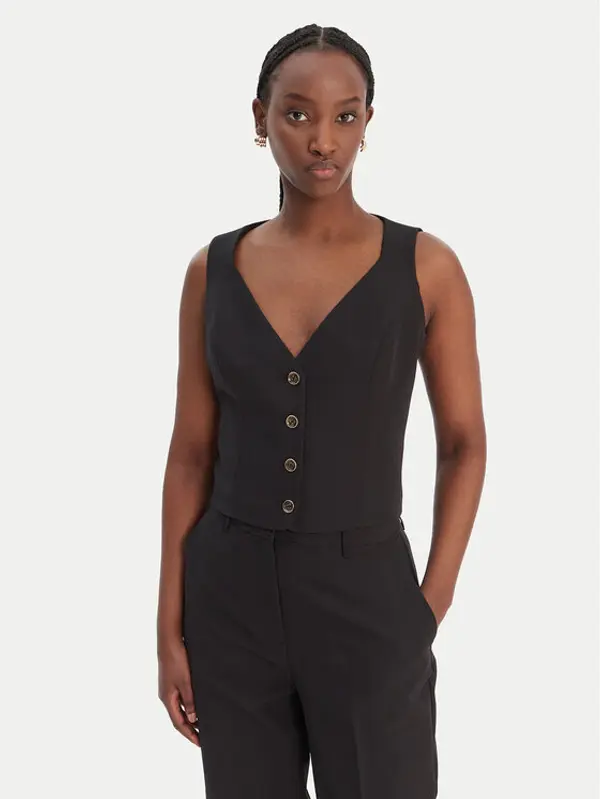 Guess Guess Prsluk W6RH52 WH9Y2 Crna Regular Fit