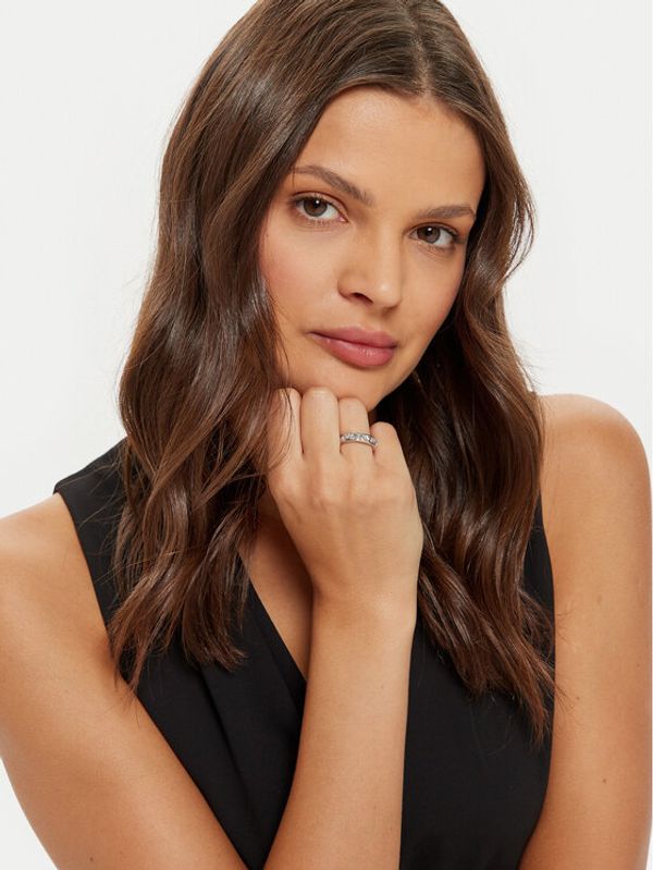 Guess Guess Prsten JUBR04 575JW Srebrna