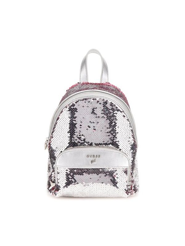 Guess Guess Ruksak J3BZ23 WFTQ0 Srebrna