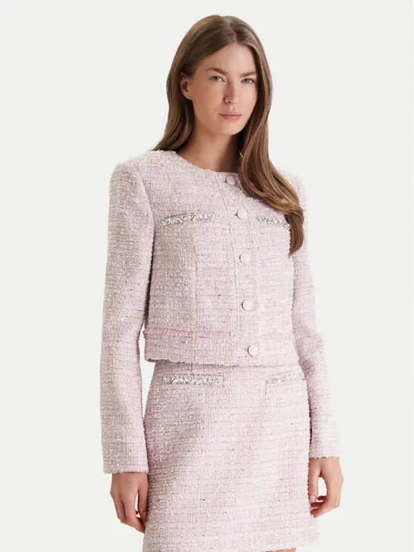 Guess Guess Sakoi W6RL54 WJ632 Ružičasta Regular Fit