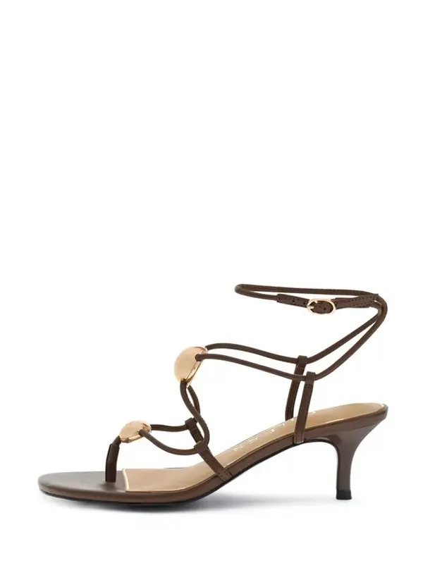 Guess Guess Sandale 182983 Tamno smeđa