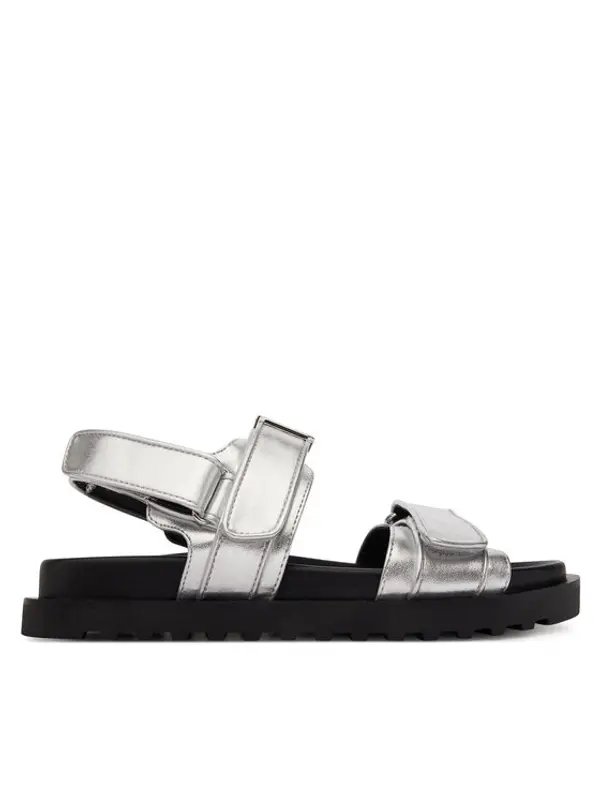 Guess Guess Sandale FLJFBL LEL03 Srebrna