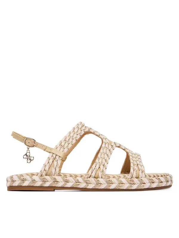 Guess Guess Sandale FLJKLR FAP03 Svijetlo bež