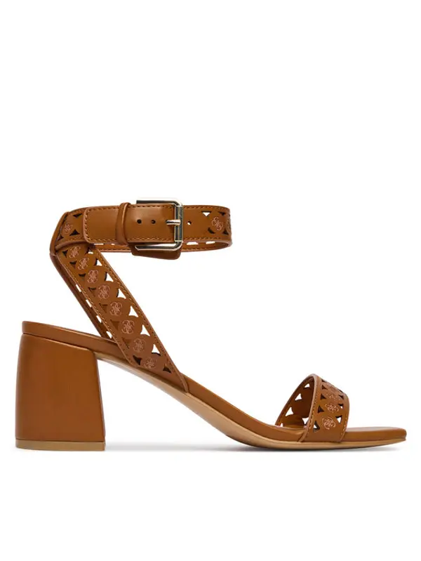 Guess Guess Sandale FLJNE2 LEA03 Svijetlo smeđa