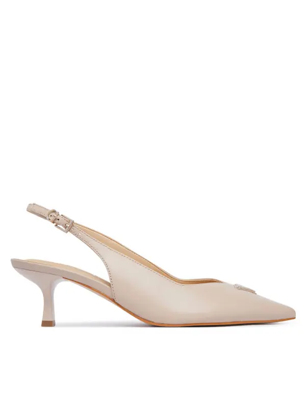 Guess Guess Sandale FLT2CK LEA05 Svijetlo bež