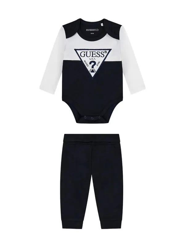 Guess Guess Set body i hlače H6YG04 4K4125 Crna
