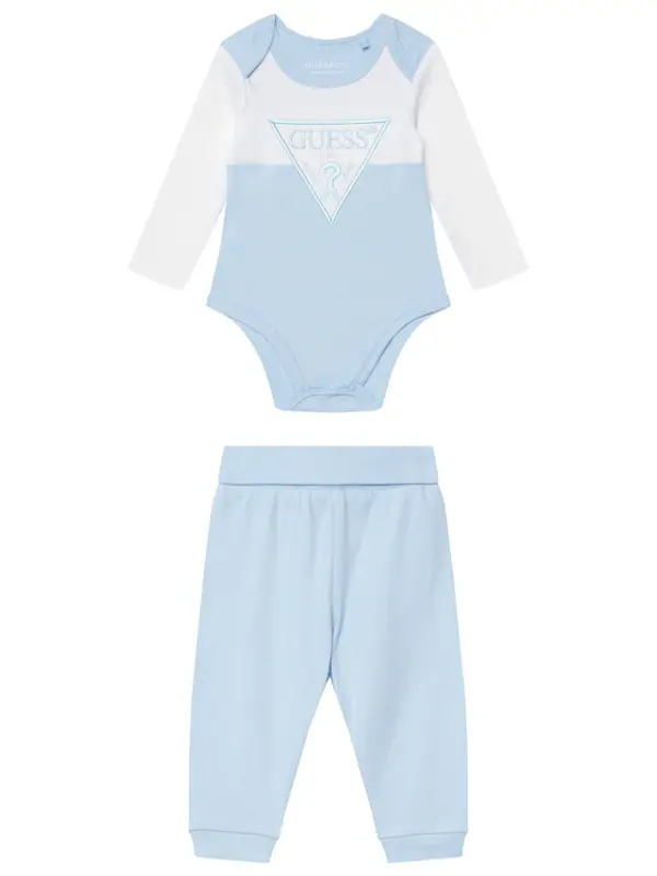 Guess Guess Set body i hlače H6YG04 4K4125 Svijetlo plava
