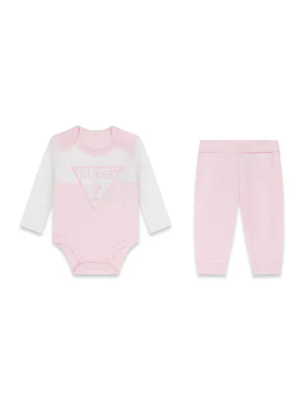 Guess Guess Set body i hlače H6YG04 4K4125 Svijetlo roza