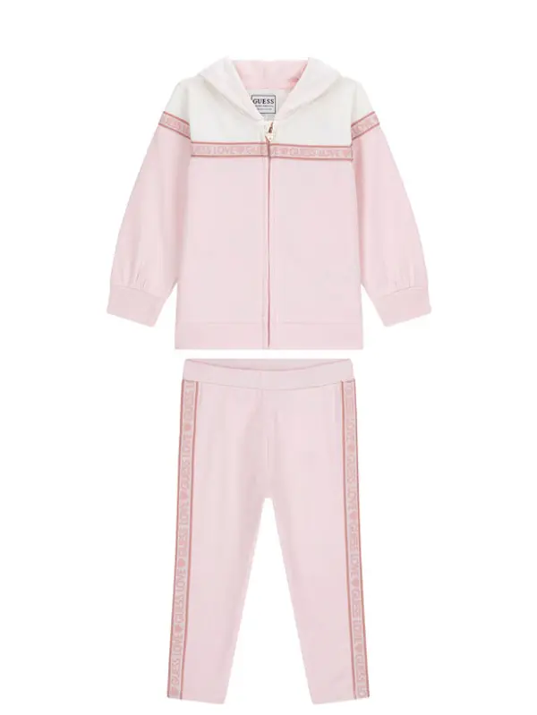 Guess Guess Set majica dugih rukava i leggins K6RG00 KA6R4 Ružičasta Regular Fit