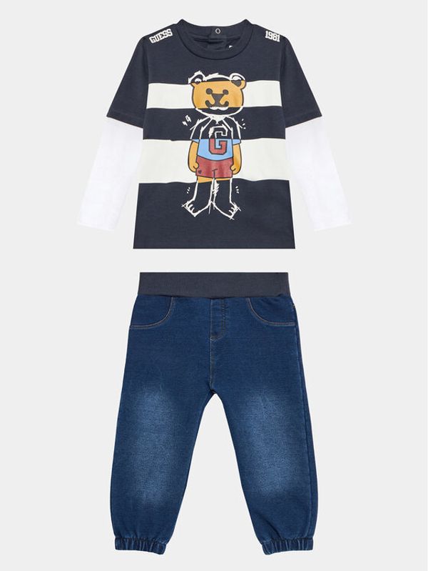 Guess Guess Set majica i hlače I3YG13 K8HM3 Plava Regular Fit