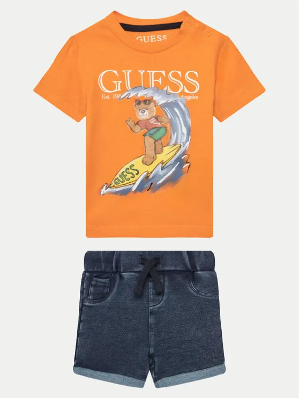 Guess Guess Set majica i hlače I5GG15 K8HM4 Narančasta Regular Fit