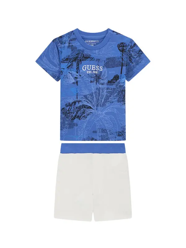 Guess Guess Set majica i hlače I6GG10 K8HM4 Plava Regular Fit