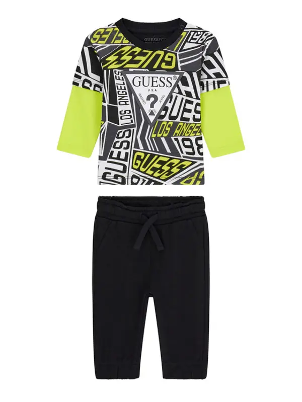 Guess Guess Set majica i hlače I6RG00 K8HM4 Šarena Regular Fit
