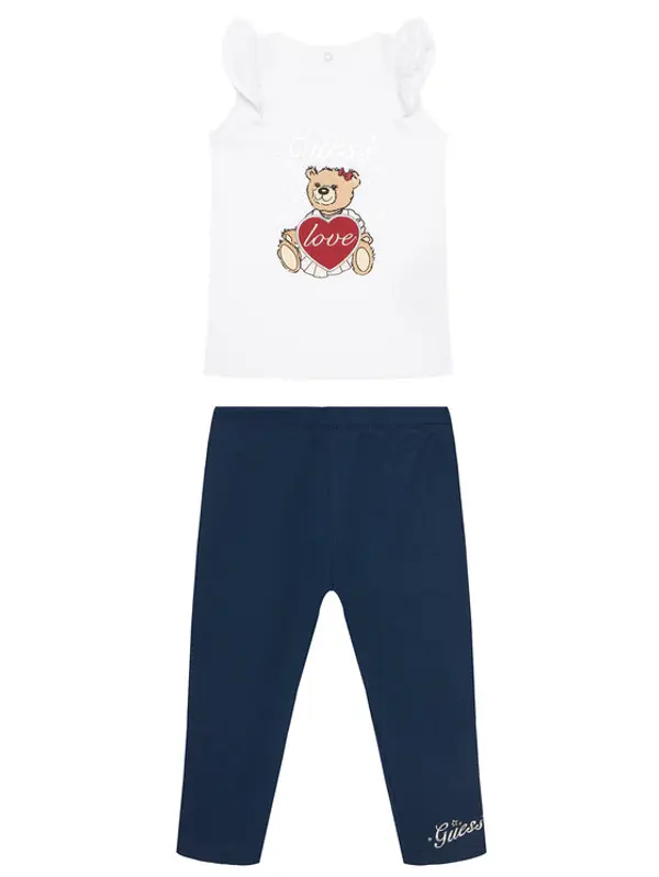Guess Guess Set majica i leggins A6RG02 KA6W4 Šarena Regular Fit