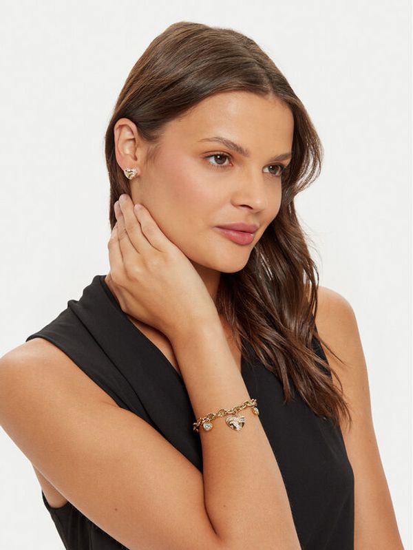 Guess Guess Set narukvica i naušnice JUBS04 691JW Zlatna