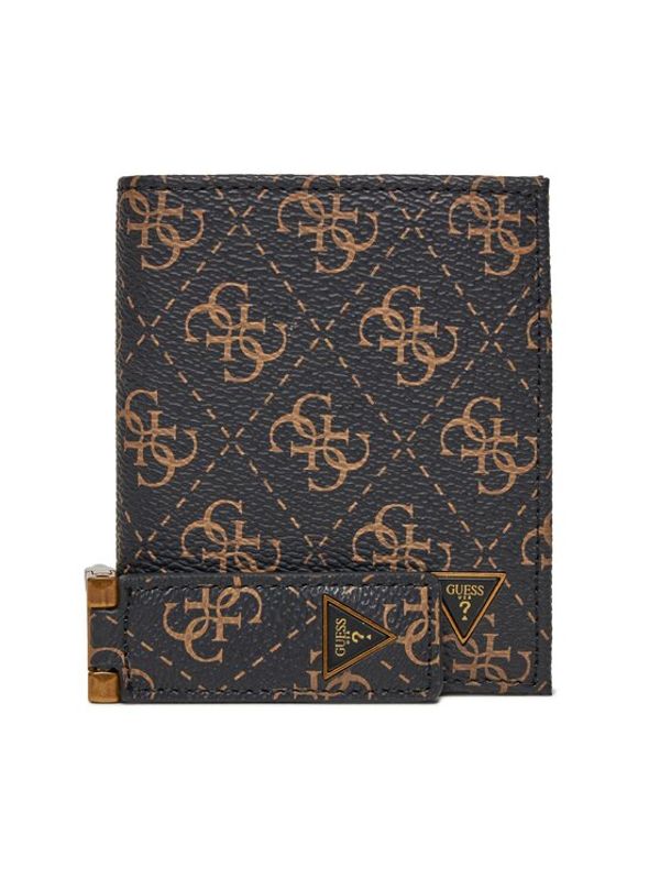 Guess Guess Set novčanik i privjesak Gift Box GFBOXM P3301 Smeđa